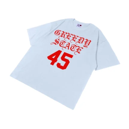 Greedy Dust 'State 45' White T-Shirt