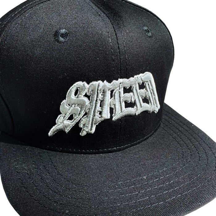 Speed Black Snapback Caps - Image 3