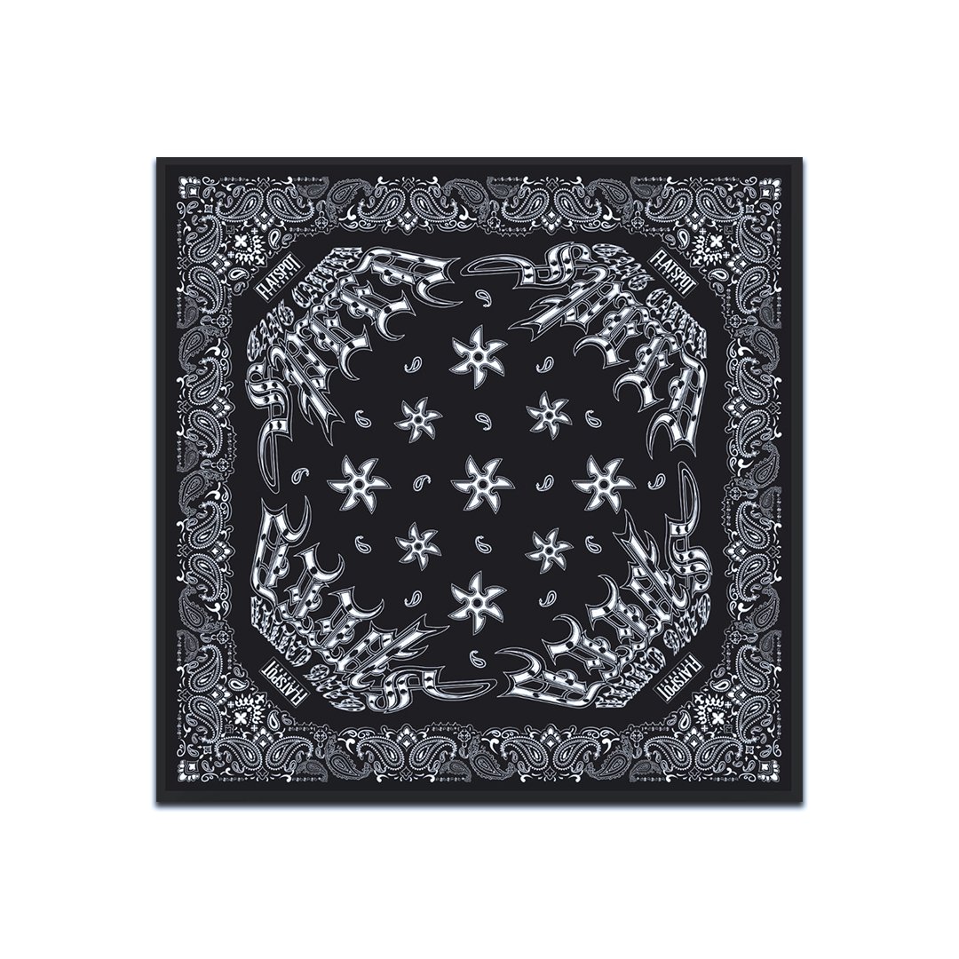 109a Speed Black Bandana - Image 1
