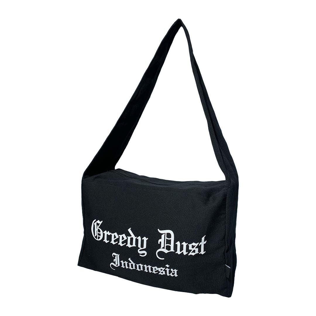 WhatsApp Image 2026-09-05 at 14.53.54 Greedy Dust Indonesia Sling Totebag Black - Image 1